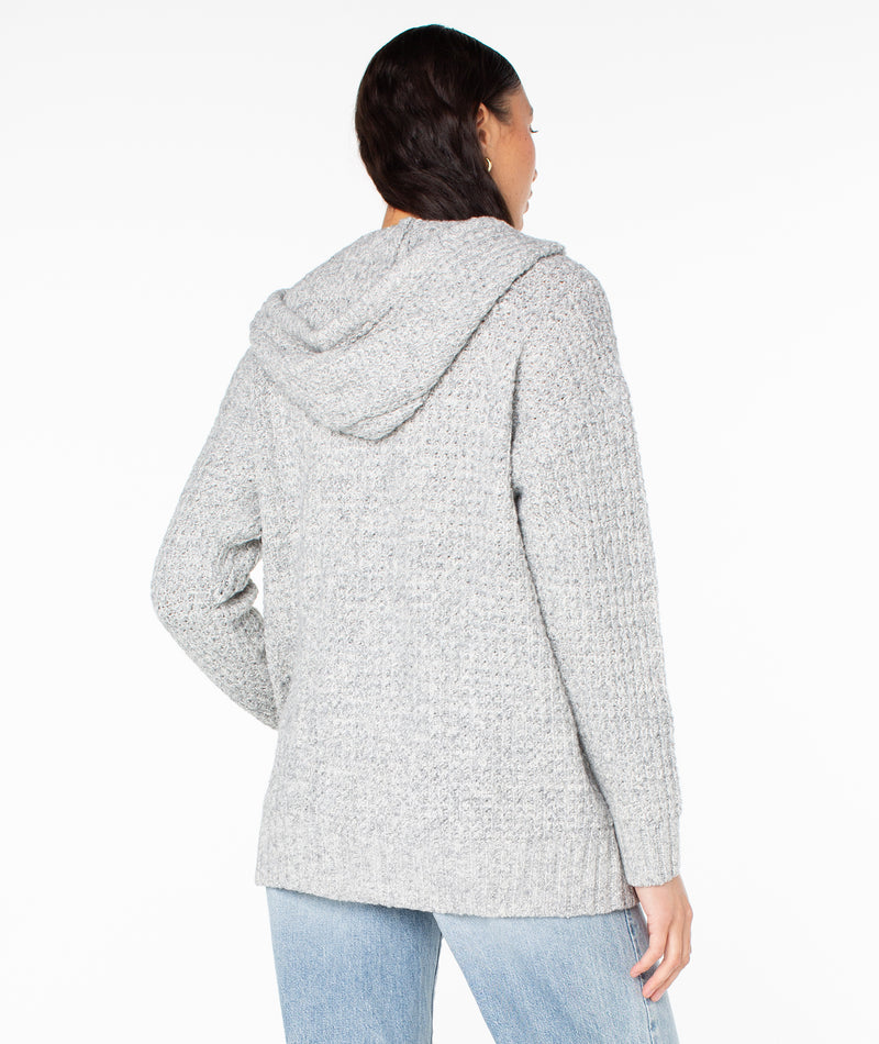 Glassy Mornings Zip-Up - Charcoal Heathr - Roxy