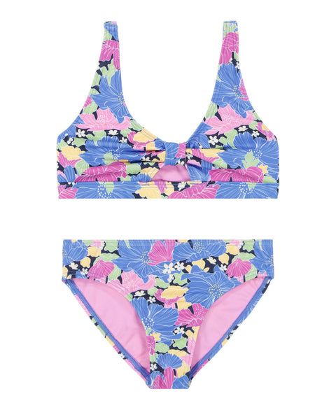 Girls' Outline Floral Bikini Set - Roxy
