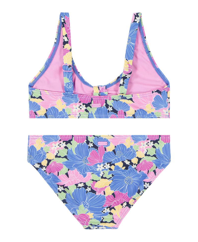 Girls' Outline Floral Bikini Set - Roxy