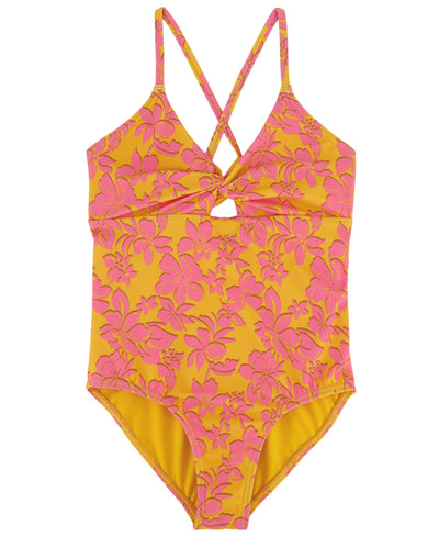 Girls' Island Time One Piece Swimsuit - Roxy