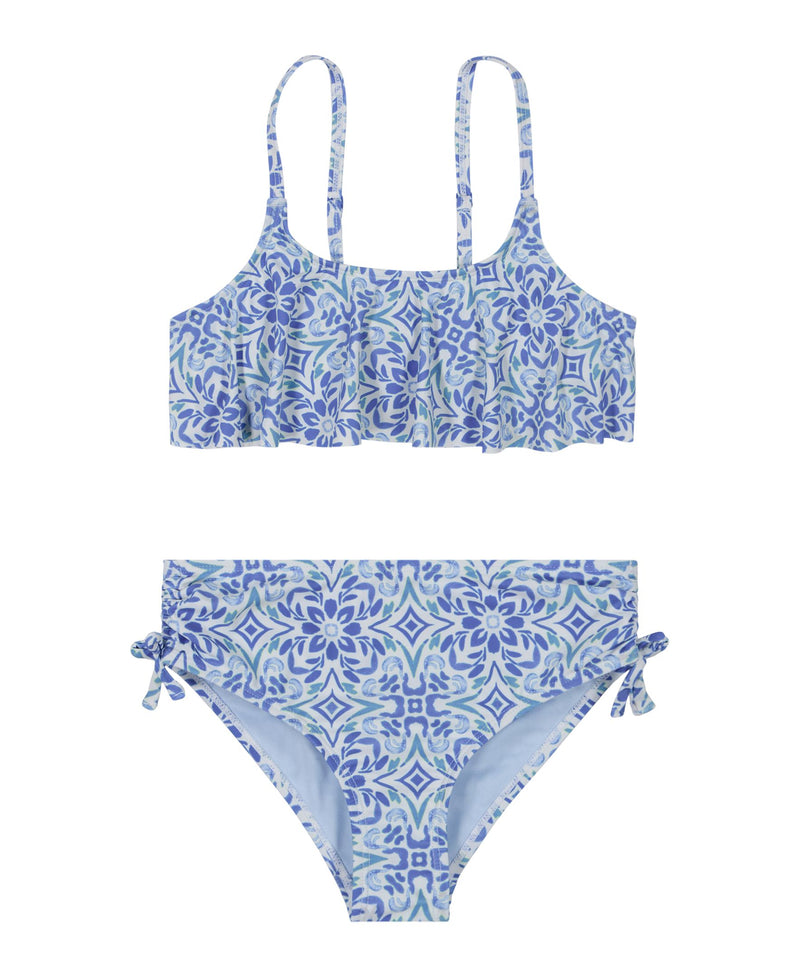 Girls' Fresco Tile Bikini Set - Roxy