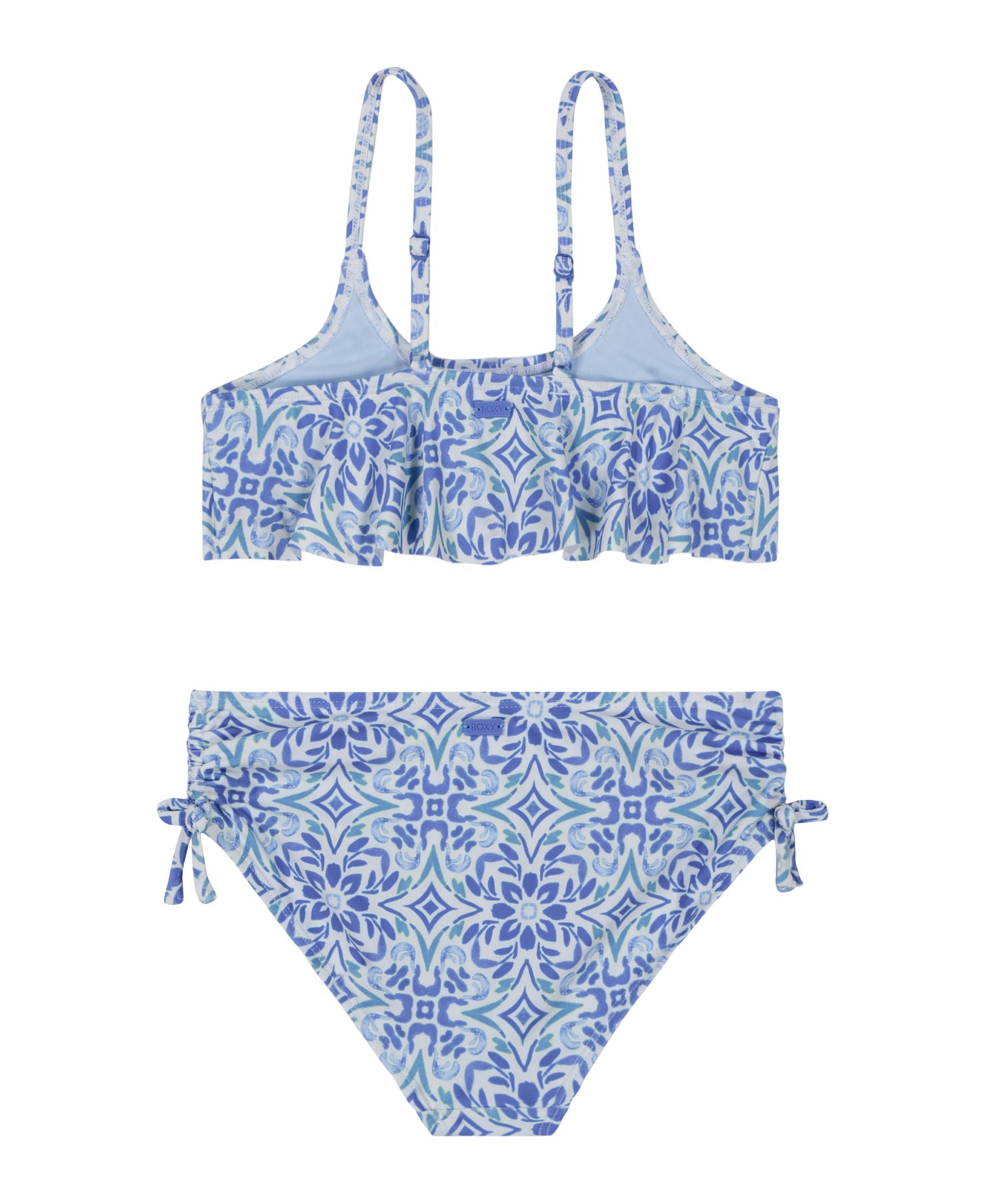 Girls' Fresco Tile Bikini Set - Roxy