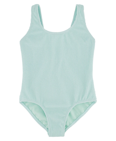 Girls' Crinkle Texture One Piece - Roxy