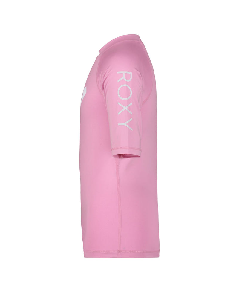 Girls' Whole Hearted Short Sleeve Rashguard - Lilac Chiffon - Roxy