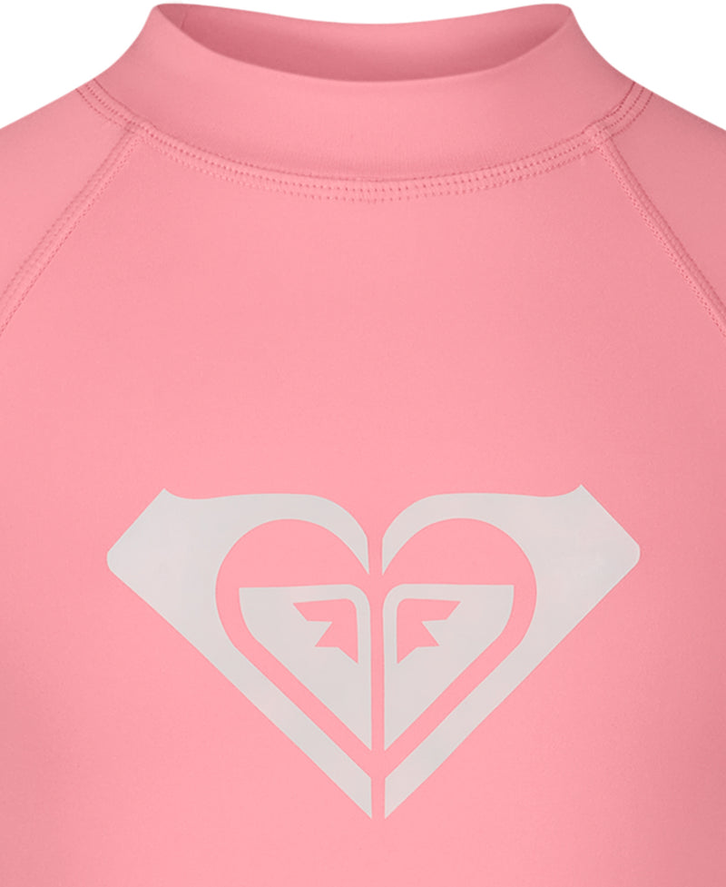 Girls Rash Guard Suits Roxy Girls' Whole Hearted Long Sleeve Rashguard - Roxy