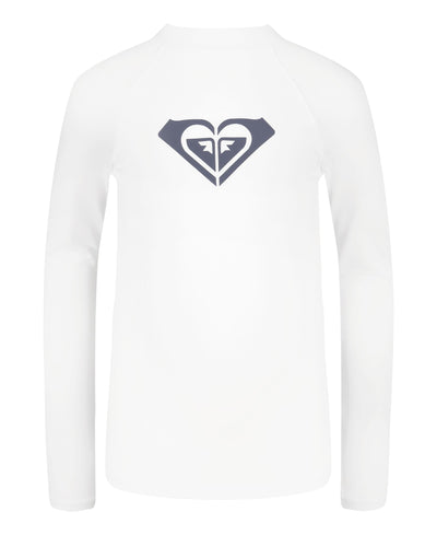 Girls' Whole Hearted Long Sleeve Rashguard - Roxy