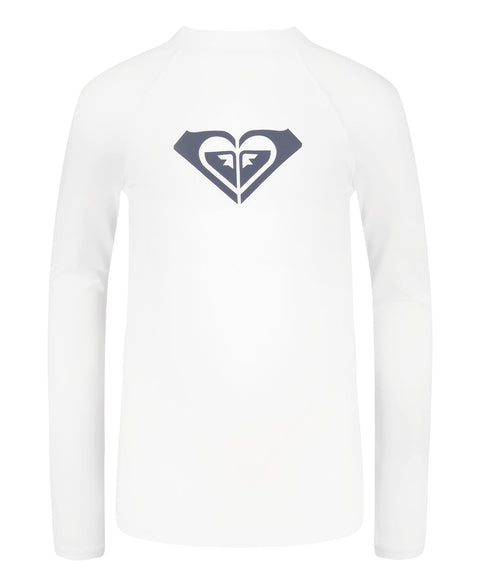 Girls' Whole Hearted Long Sleeve Rashguard - Roxy