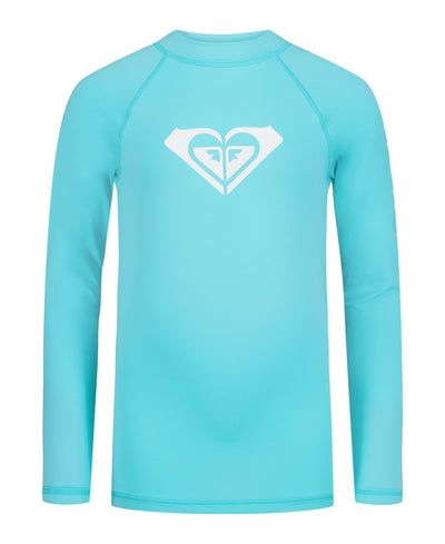 Girls' Whole Hearted Long Sleeve Rashguard - Roxy