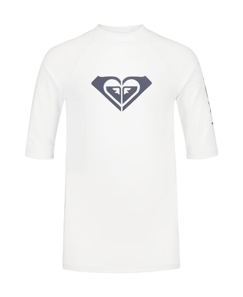 Girls' Whole Hearted Short Sleeve Rashguard - Roxy