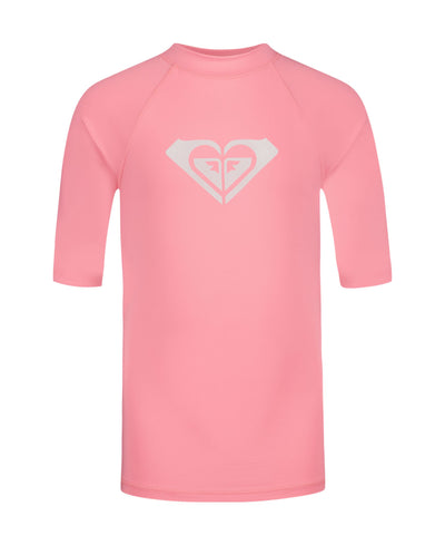 Girls' Whole Hearted Short Sleeve Rashguard - Roxy