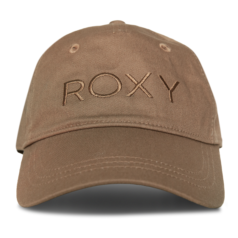 Introducing the Dear Believer Baseball Cap from Roxy, a women’s hat in the shade “Brownie,” expertly crafted from durable cotton twill. This stylish piece features matching ROXY embroidery on the front, visible stitching, and a curved brim for a timeless look.