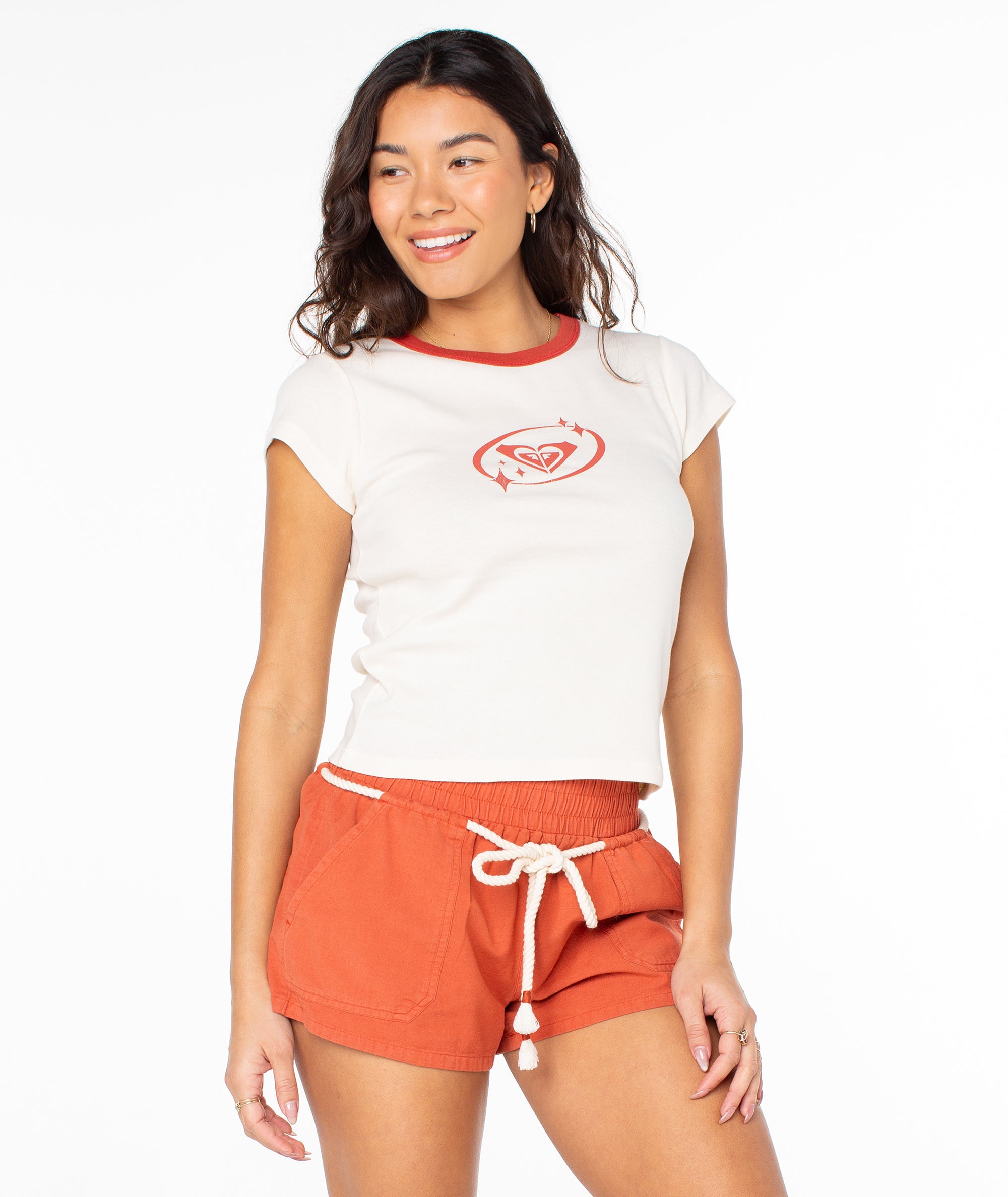 Saturn Classic 90s Baby Tee - Roxy