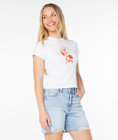 Sunny Days 90's Baby Tee - ROXY