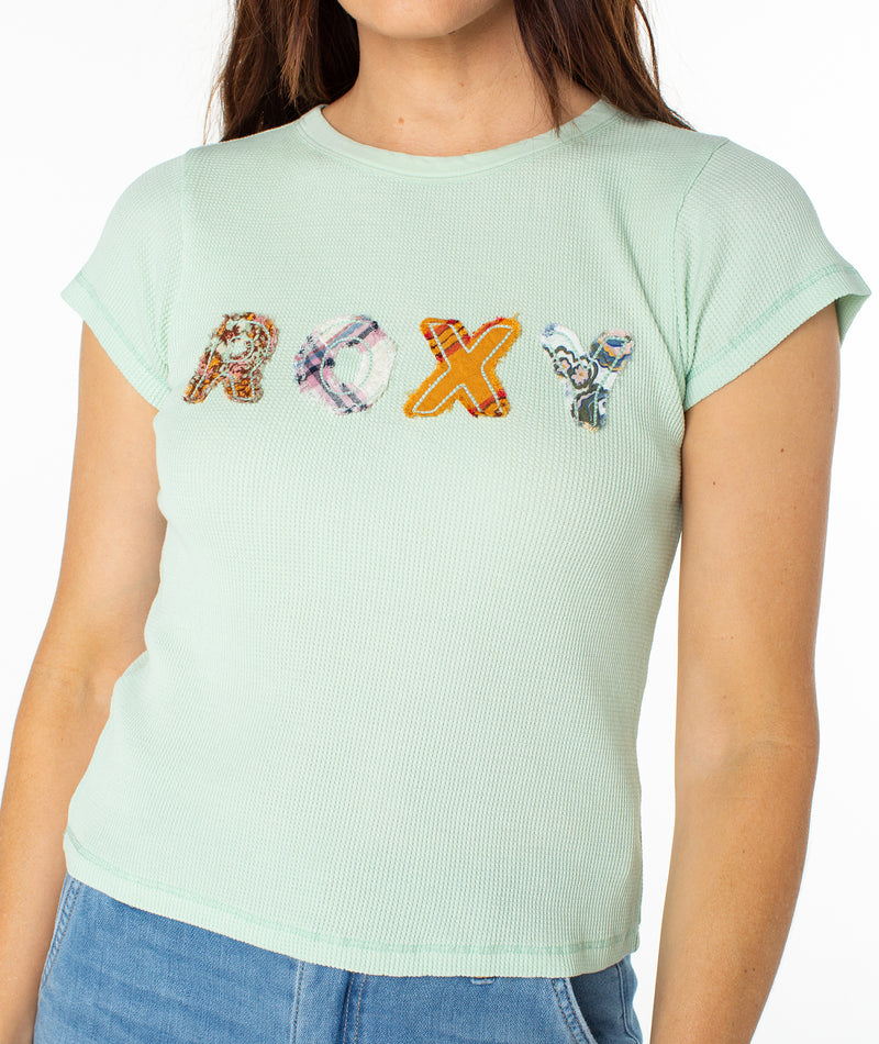 Roxy Patchwork 90s Baby Tee