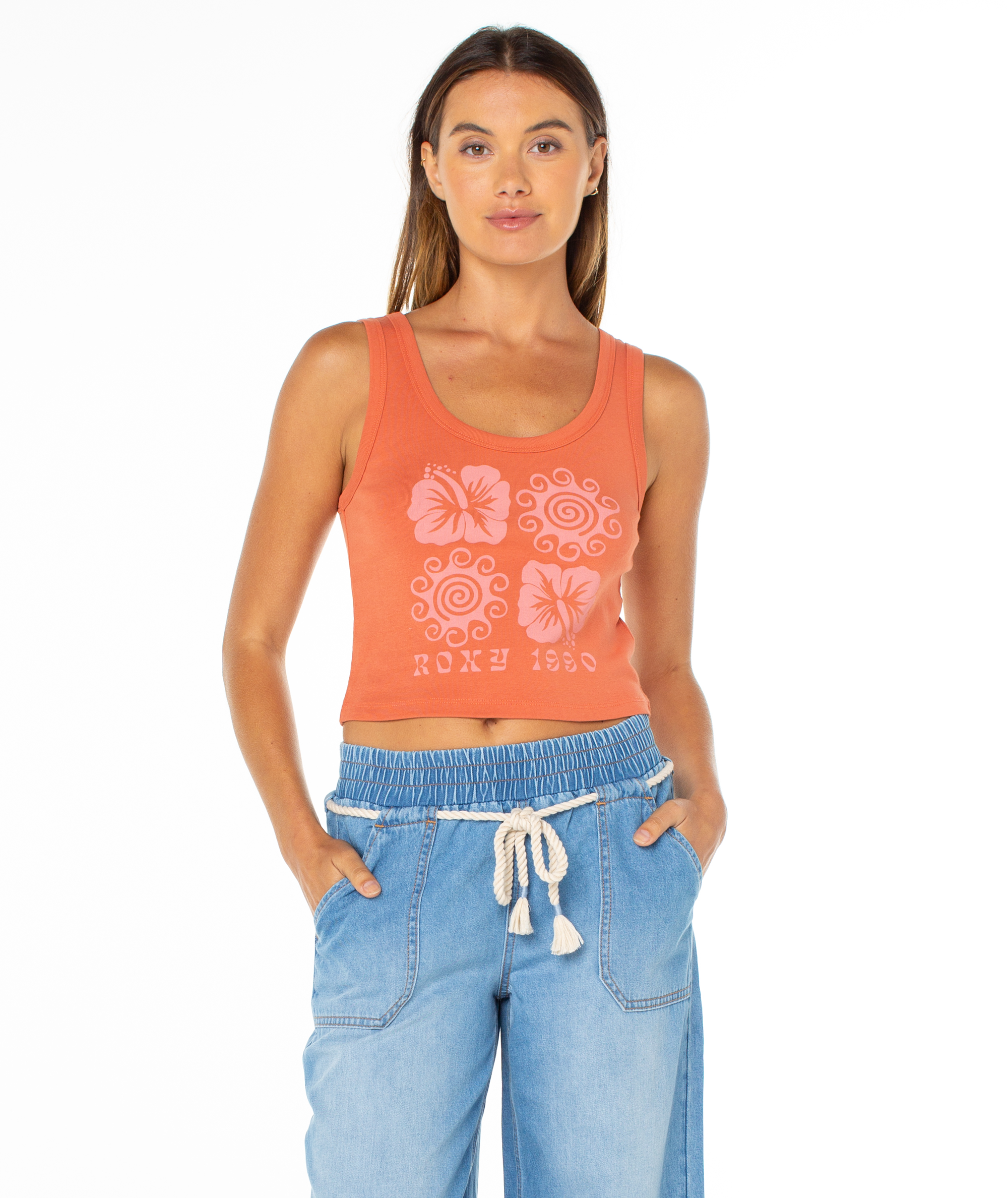 【シカ】ROXY Hibiscus Swirl Top - Roxy