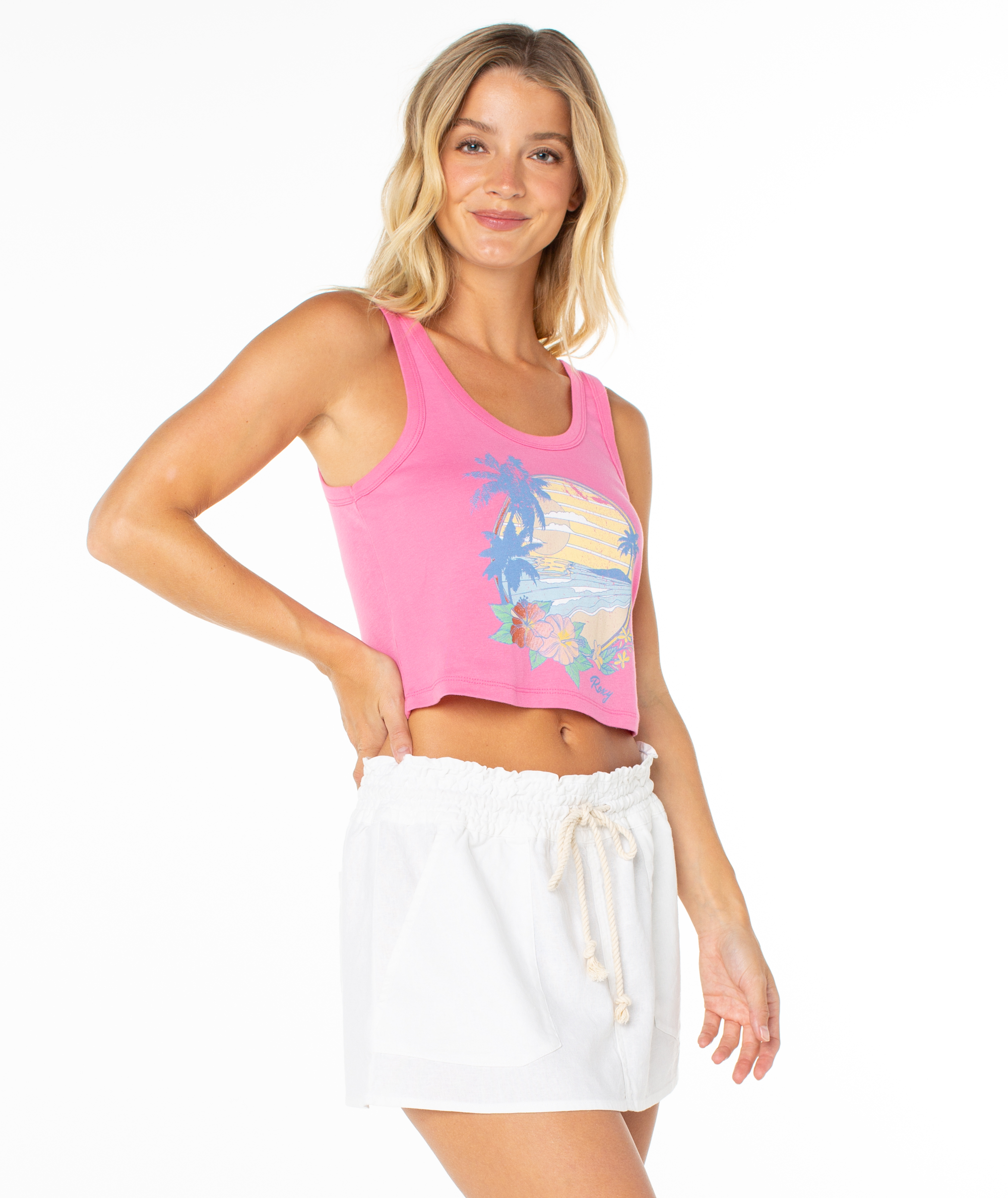 Ribbed Crop Tank Top With Original Graphic – Iamkoko.la Art