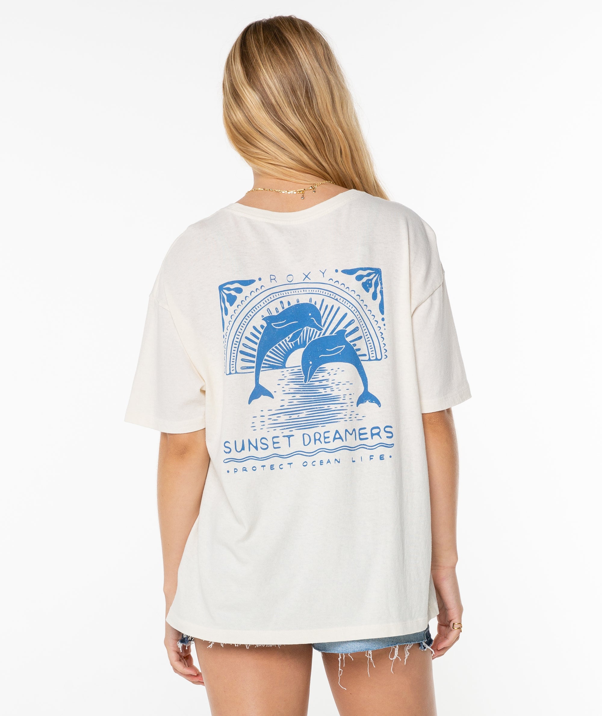 Sunset Dreams Tee - Egret Sunset Dreams - Roxy
