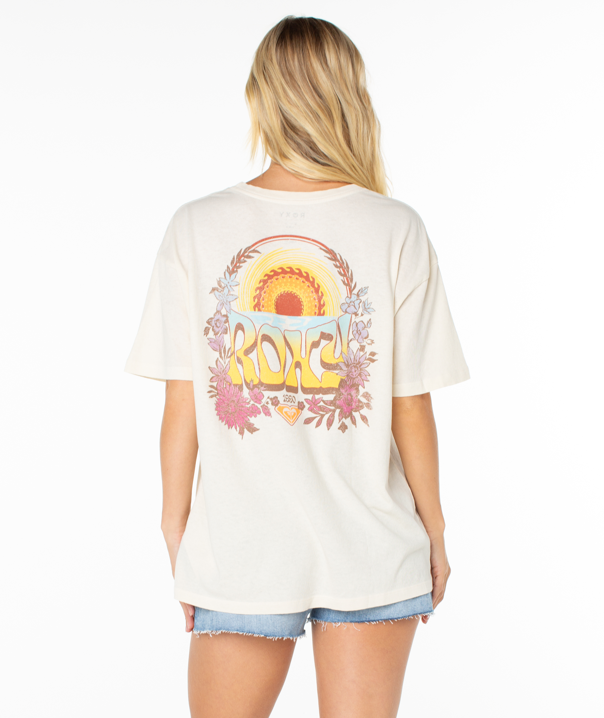 【1669】ROXY　ロキシー　SUNSET ART SERIES AF Tribal Sunset Tee - Roxy
