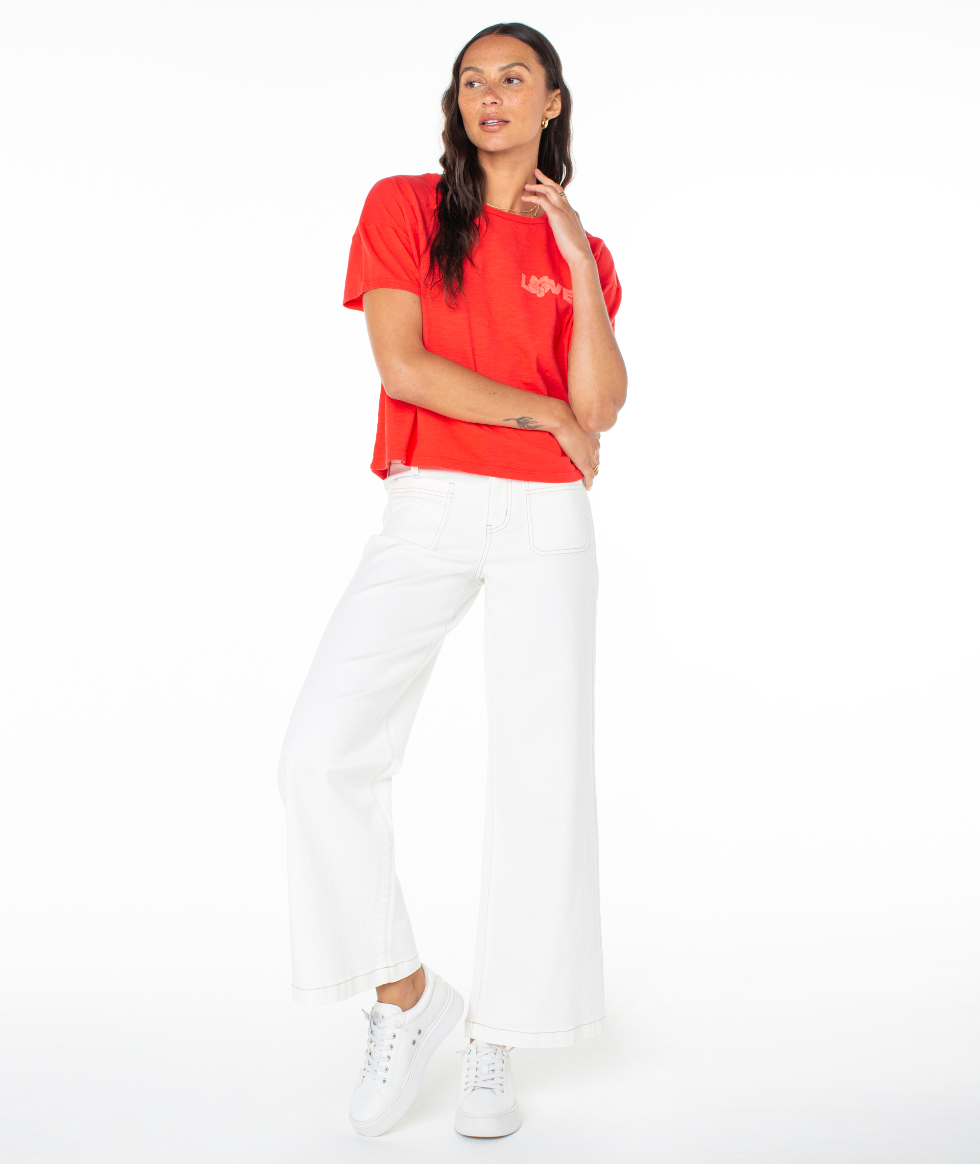 Hibiscus Lover Screen Tee - Roxy