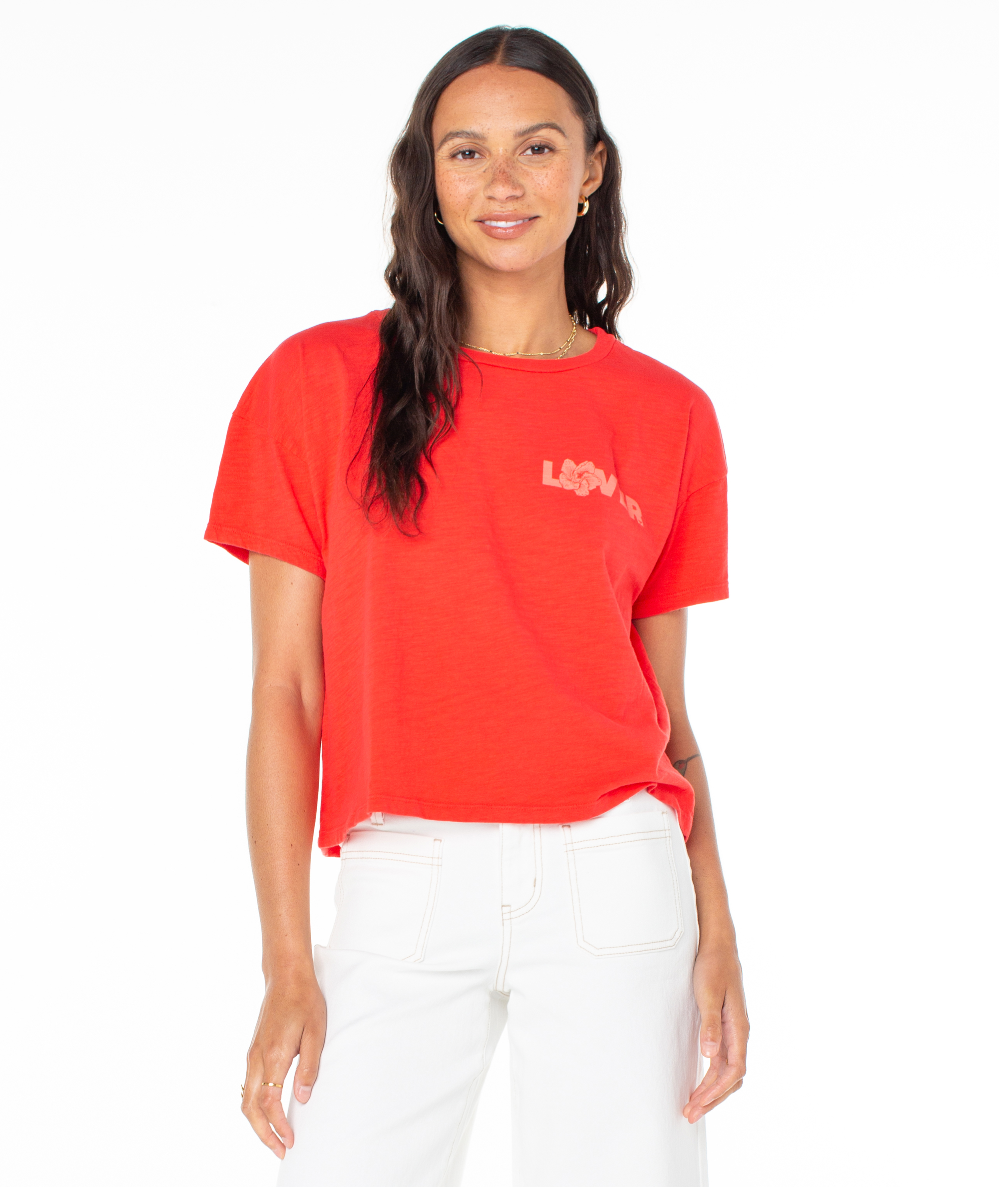 Hibiscus Lover Screen Tee - Roxy