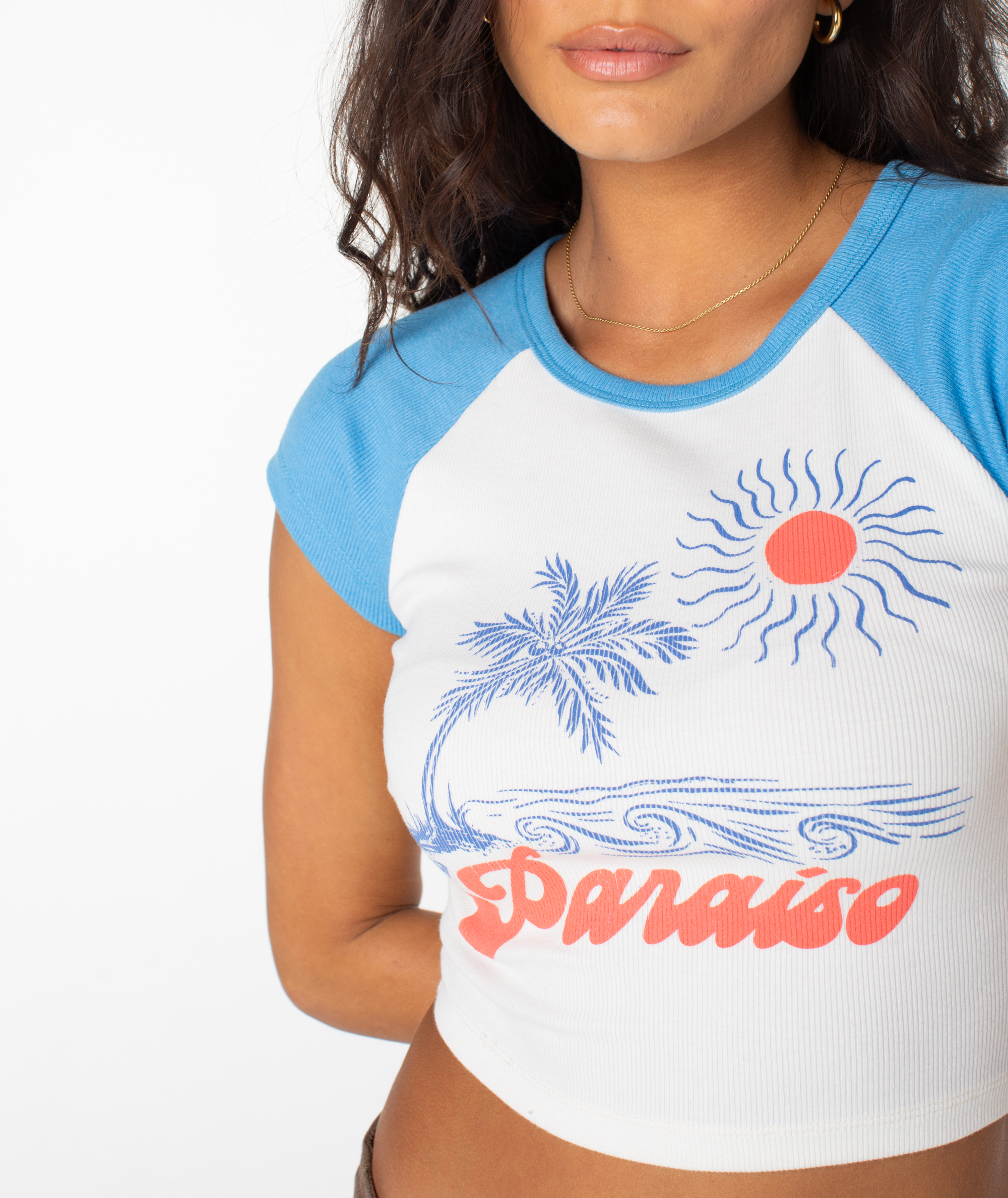 Paraiso Cropped Tee - Roxy