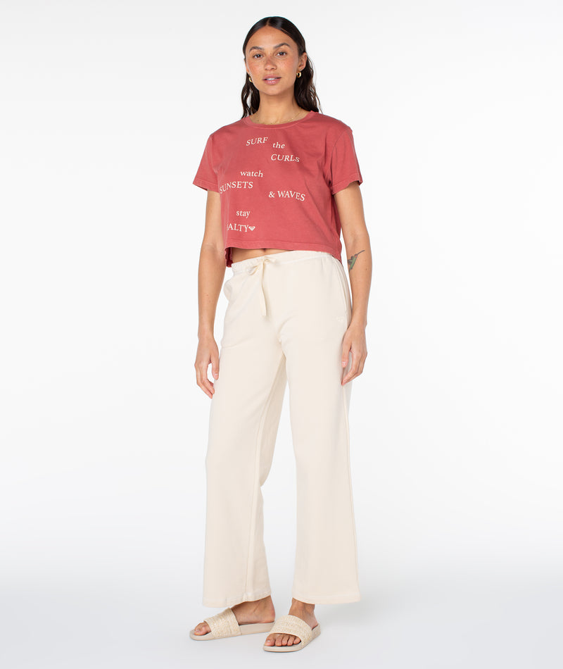 Surf Poem Cropped Boxy Tee