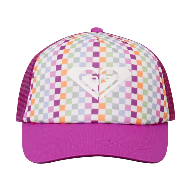 TW Sweet Emotions Trucker - Bright White Check - Roxy