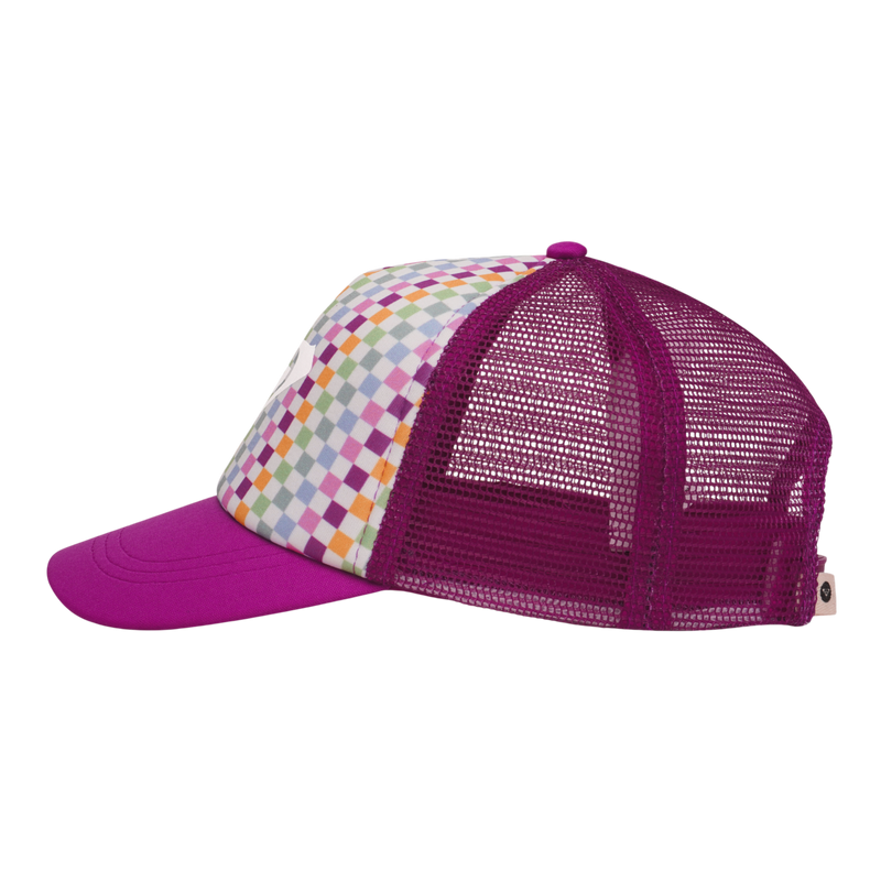 TW Sweet Emotions Trucker - Bright White Check - Roxy