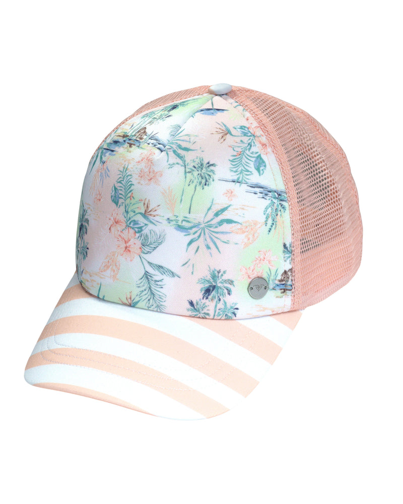 Roxy Girls Honey Coconut Trucker - North Shore Peach Nectar - Roxy