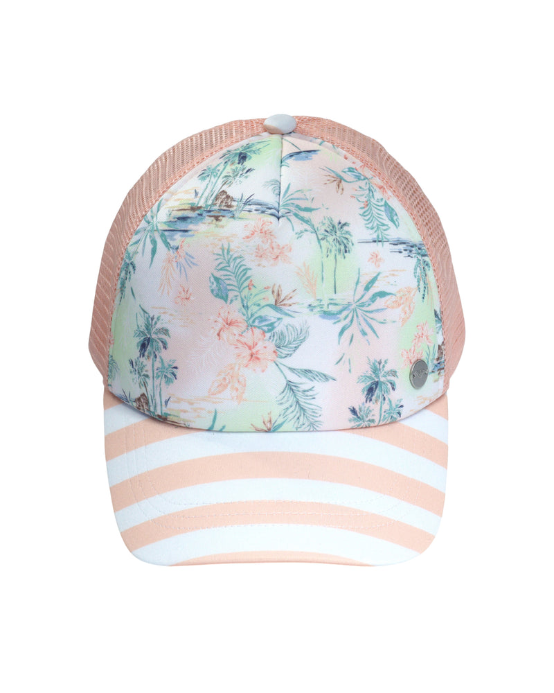 Roxy Girls Honey Coconut Trucker - North Shore Peach Nectar - Roxy