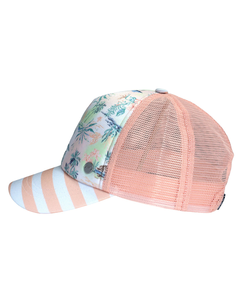 Roxy Girls Honey Coconut Trucker - North Shore Peach Nectar - Roxy