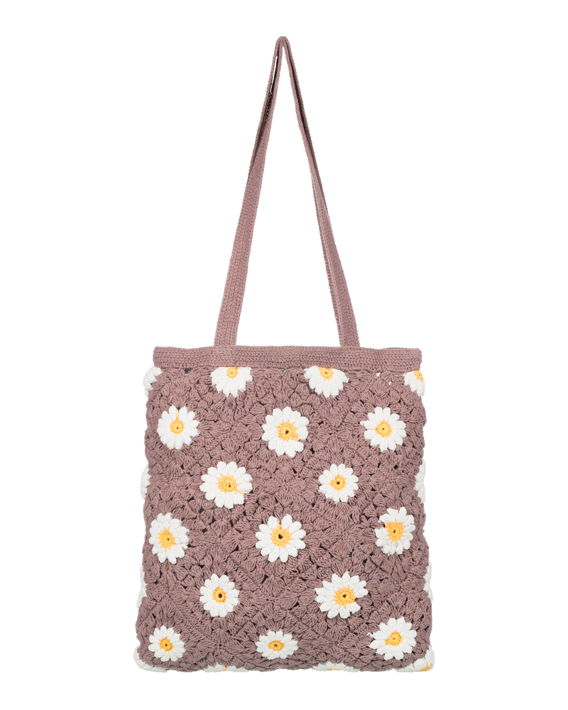 Wandering Beach Crochet Tote Bag