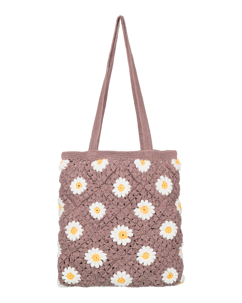 Wandering Beach Crochet Tote Bag