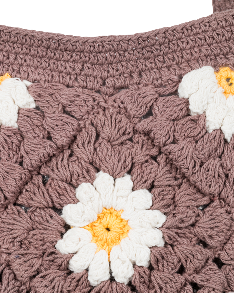 Wandering Beach Crochet Tote Bag