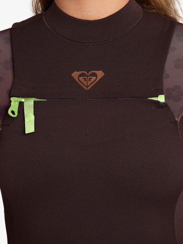 3/2 Elite  Chest Zip Fullsuit - Coconut Shell - Roxy