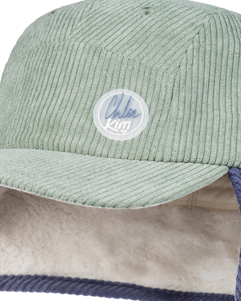 Chloe Kim Corduroy Cap - Lily Pad - Roxy
