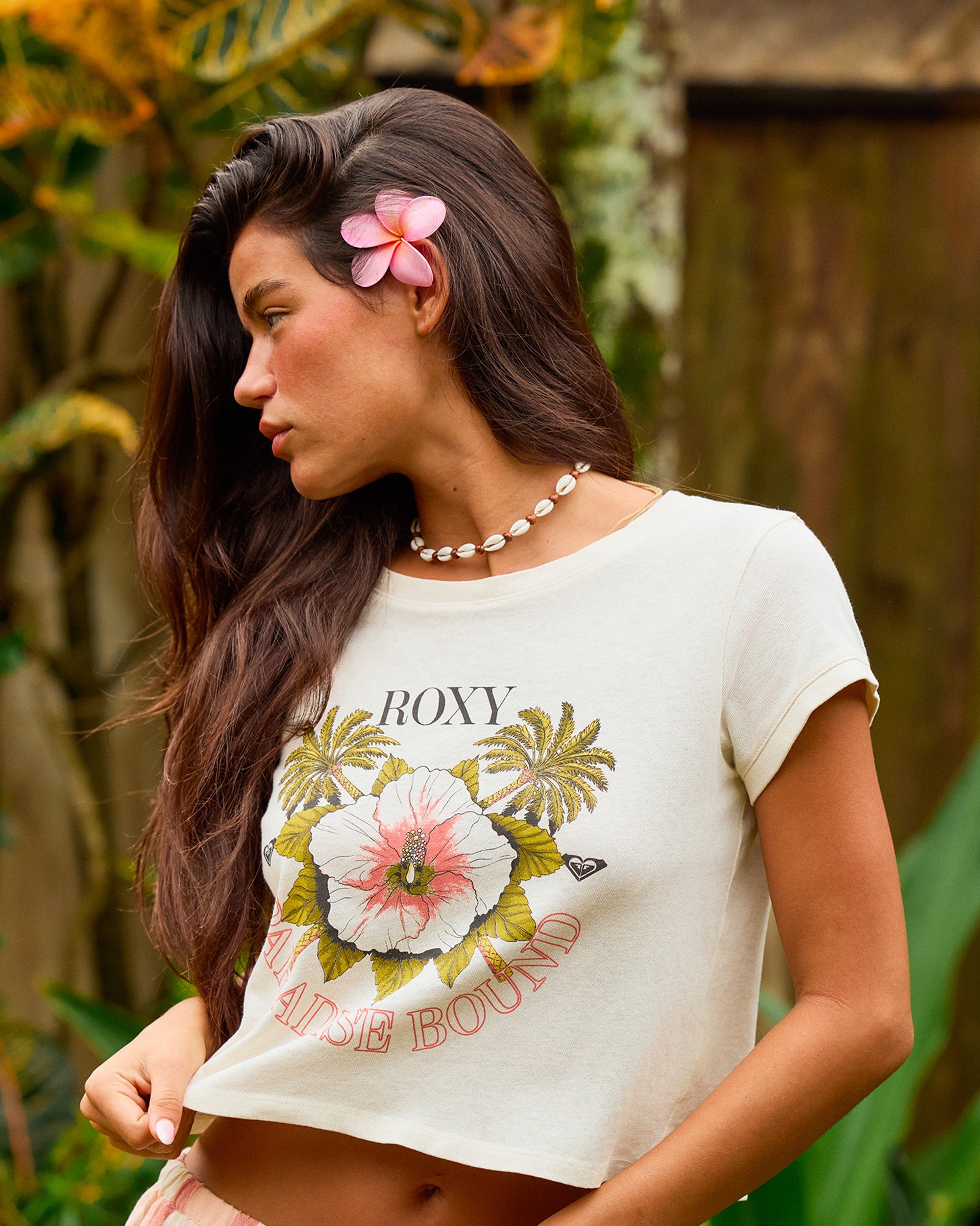 【シカ】ROXY In Bloom Tee - Roxy