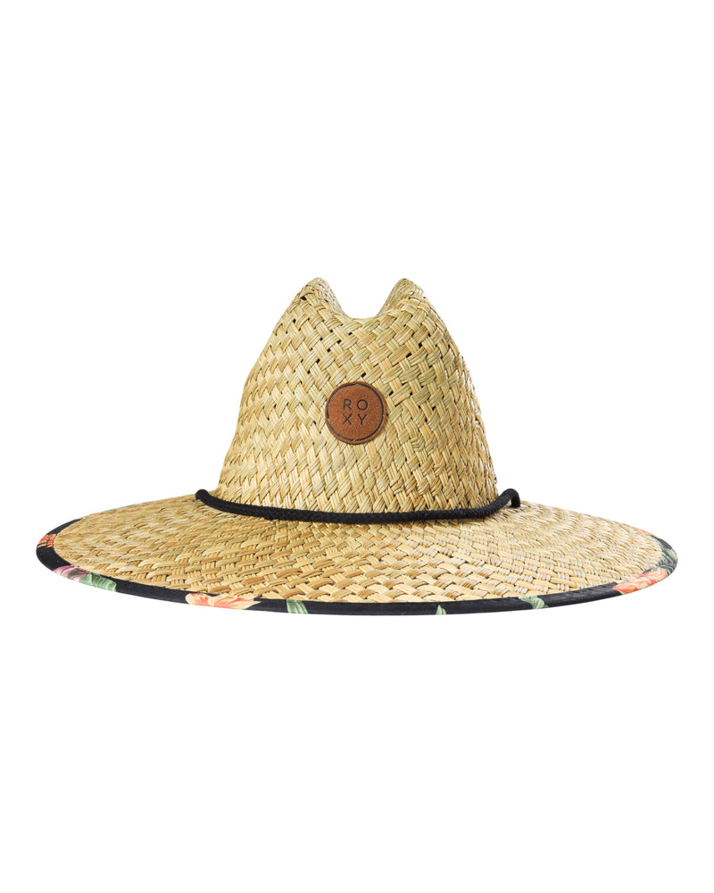 Pina To My Colada Straw Panama Hat - Island Escapade Anthracite - Roxy