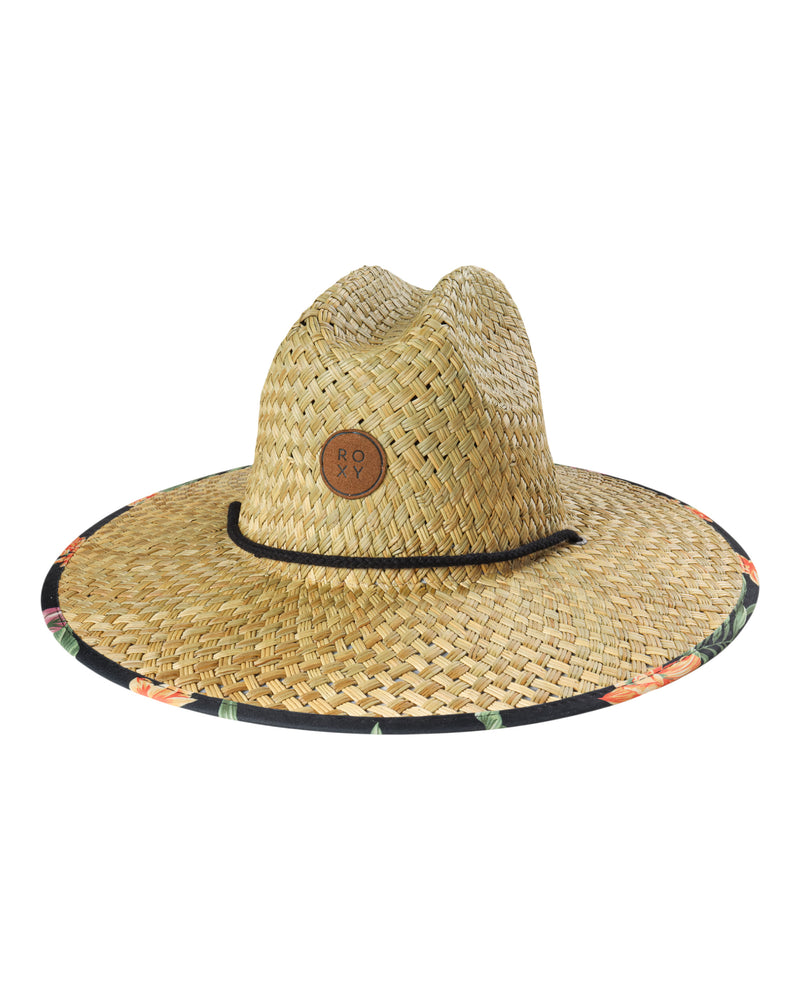 Pina To My Colada Straw Panama Hat - Island Escapade Anthracite - Roxy