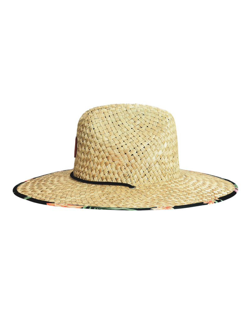Pina To My Colada Straw Panama Hat - Island Escapade Anthracite - Roxy