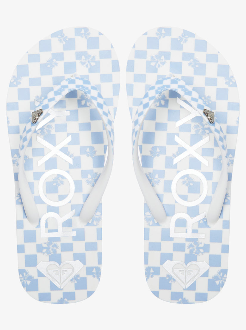 Girls 4-16 Pebbles Sandals - French Blue/White