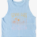 Girls 4-16 Sunny Days Muscle Tank Top - Bel Air Blue