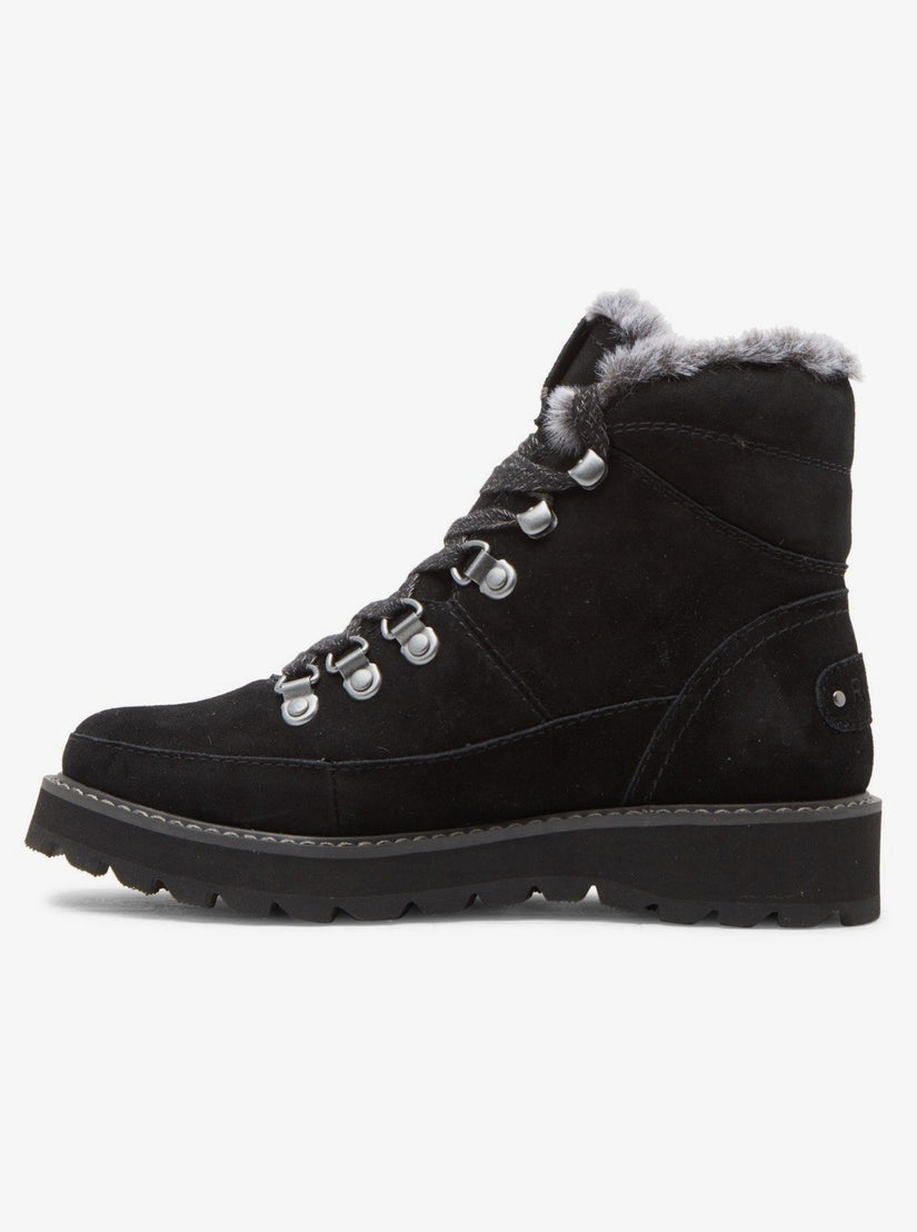 Sadie Lace-Up Boots - Anthracite