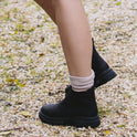 Lorena Chelsea Slip-On Boots - Black