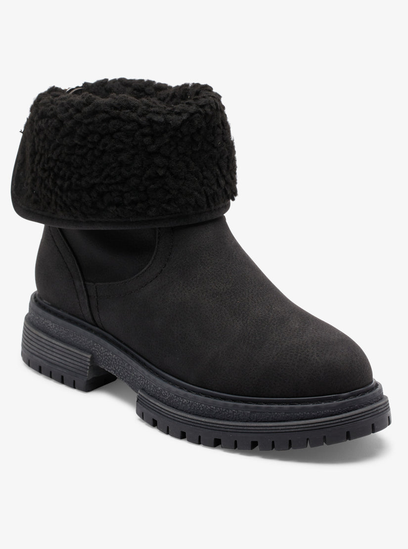 Fall Slip-On Boots - Black