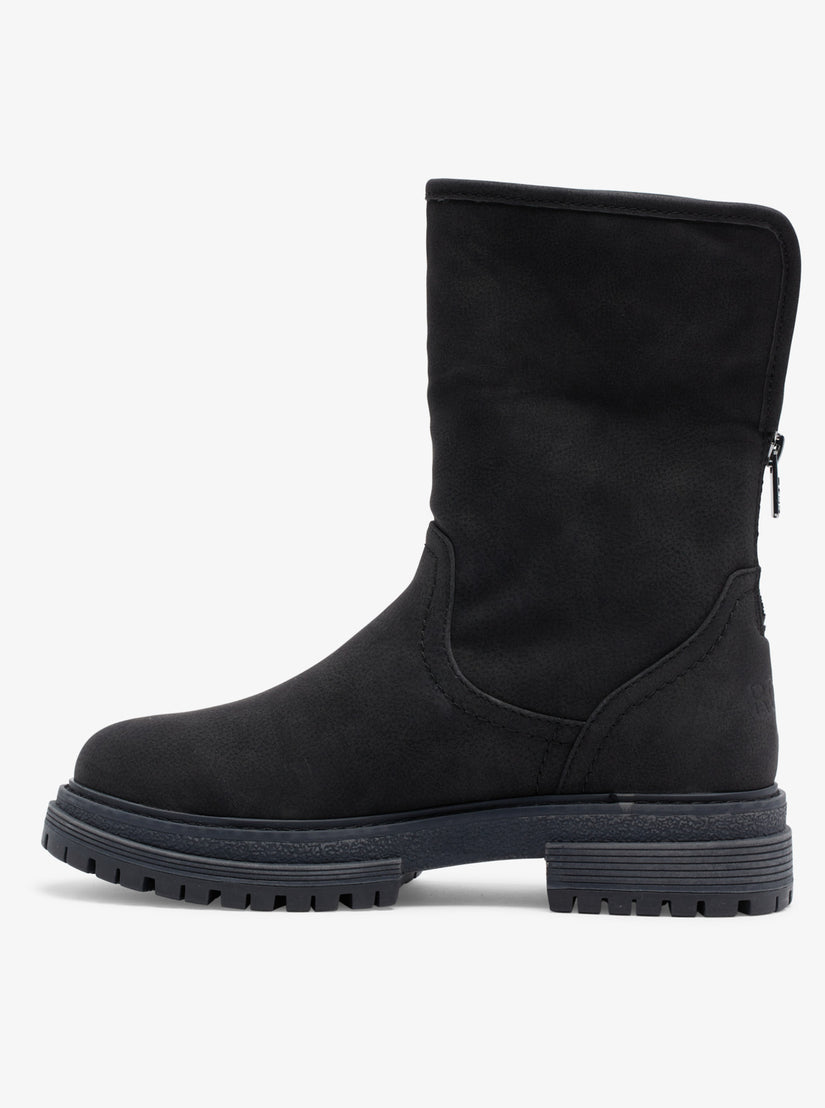 Fall Slip-On Boots - Black