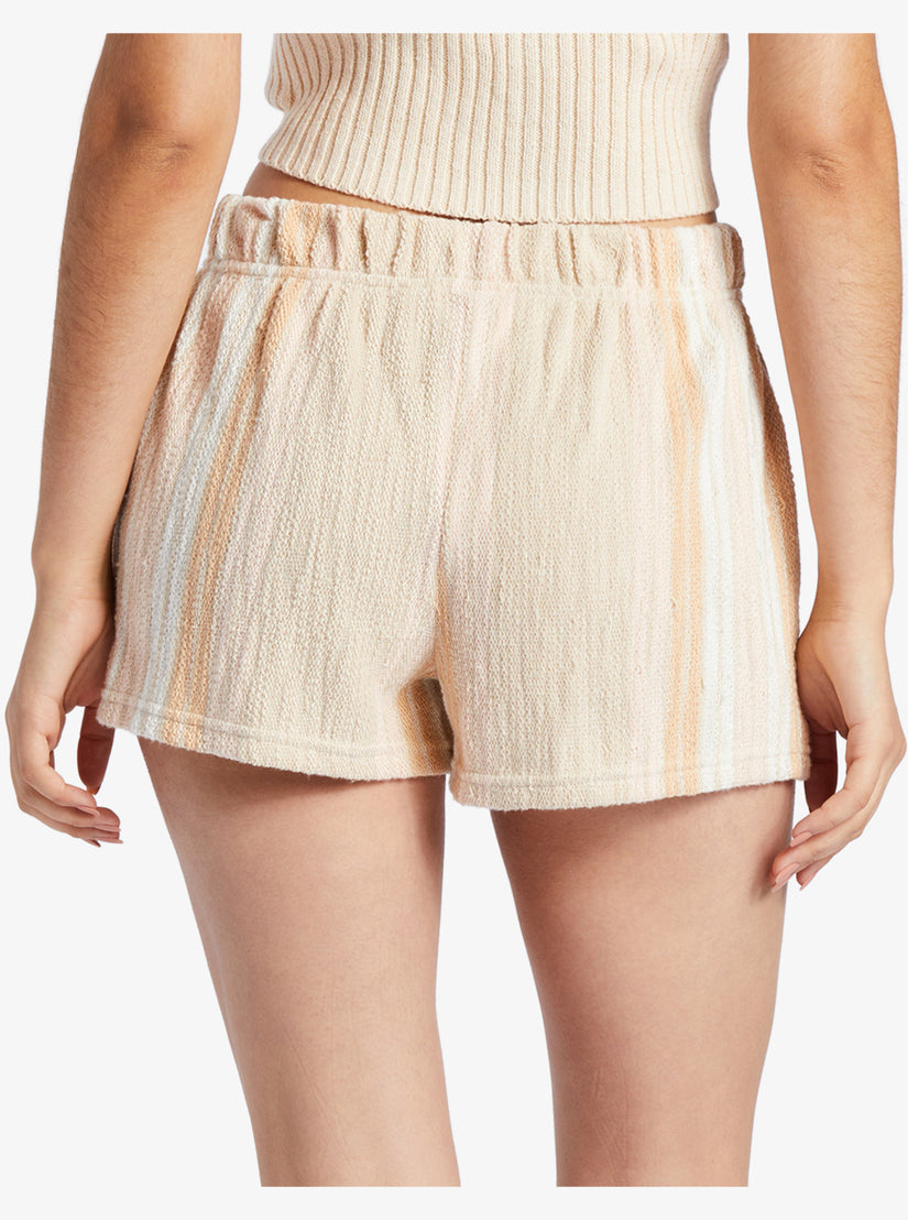 Todos Santos Sweat Shorts - Bonzer Stripe Tapioca