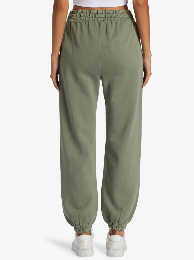 Lineup Fleece Pant Sweatpants - Agave Green