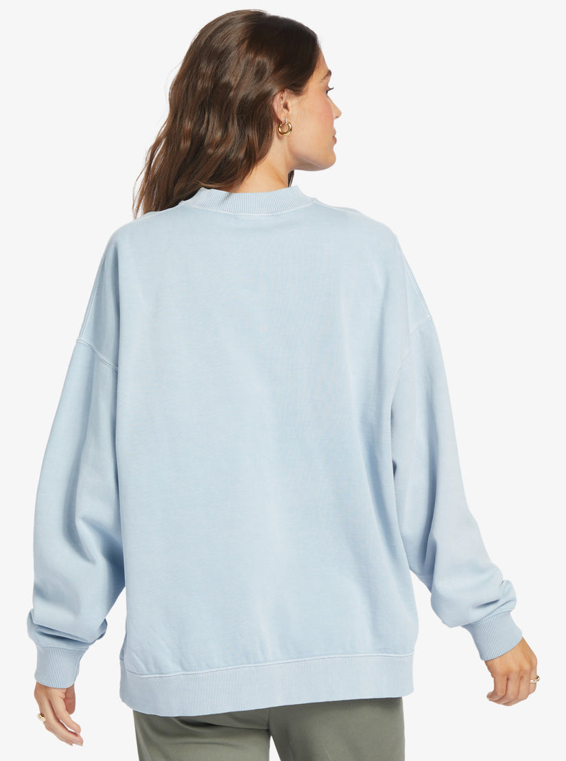 Lineup Oversized Sweatshirt - Clear Sky