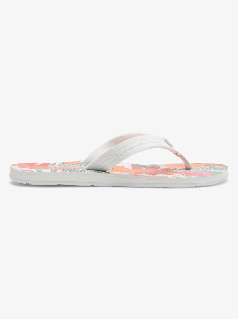 Vista Loreto Flip-Flops - White/Orange/Pink
